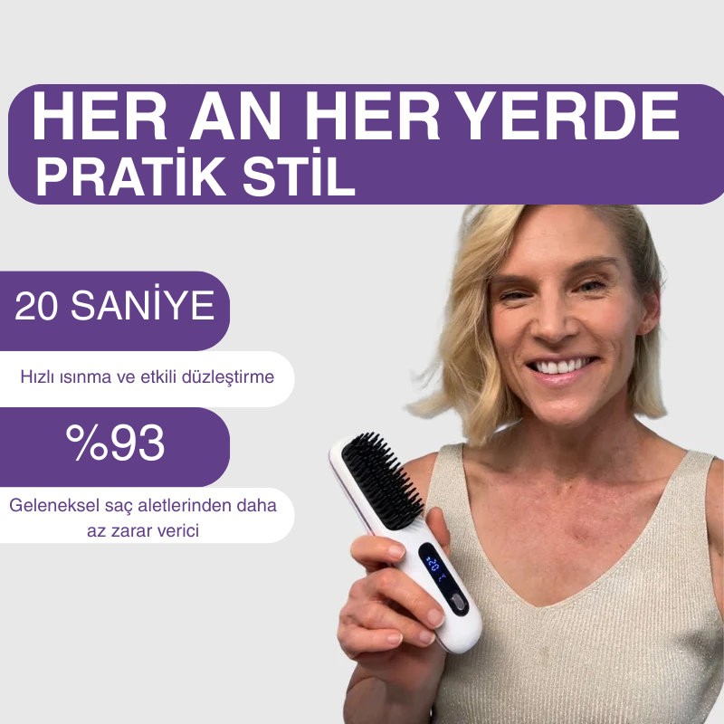 Numoya GoBrush PRO Taşınabilir Düzleştirici Tarak