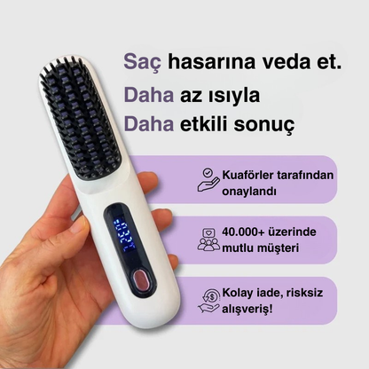 Numoya GoBrush PRO Taşınabilir Düzleştirici Tarak